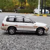 Diecast Model 1 18 Land Cruiser LC100 Сплав сплав -моделирование металлические автомобили для мальчиков Подарок подарки оригинальная коллекция коробок 230818