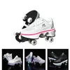 Athletic Outdoor Kofuboke LED Deformation Skate Schuhe weiß Unisex Retractable 4 Rad Sneaker Erwachsene Kinder Casual Light Kick Roller Schuhe 230818