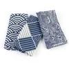 Table Napkin Set Of 6 Japanese Style 40x40CM Serving Cloth Napkins Polyester Cotton Blend Fabric Kitchen Dining Wedding Restaurant