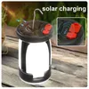 Portable Lanterns High Power Solar LED Camping Lantern Rechargeble 4500mAh 1000lm Emergency Power Bank Foldbara 6 Light Lägen för campingfiske 230820