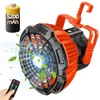 Portable Lanterns 5200mAh LED Camping Fan Light Outdoor Lantern Fan Lamp Remote Control USB RADERIGABLE PORTABLE CAMPING TENT rese Power Bank 230820