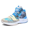 Nuove scarpe da basket per bambini ragazzi giovani top top ragazzi ragazzi sneaker casual allenatori professionisti scarpe da allenamento sportive di moda arcobaleno colore