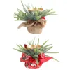 Candle Holders Christmas Candlestick Metal Holder Red Berries Pinecone Stand Prezent