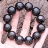 Strand Ebony Sculpté Tai Chi Bagua 1.5cm2.0cm Bracelet Paix 108 Perle Mascotte