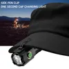 Tragbare Laternen 3 LED SST20 Mini LED Taschenlampe Typ-C wiederaufladbare tragbare EDC-Torch-Camping-Laterne mit Magnetverwendung 18350 Batterie 230820