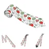 Bow Ties Strawberry Men Kvinnor Slipsa Casual Polyester 8 cm smal söt frukthalsband för mens dagliga slitage Cravat Office