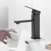 Bathroom Sink Faucets Faucet Stainless Steel Overflow Spout Black Chrome Brushed And Cold Mixer Countertop Mounted Basin