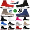 Speed ​​1.0 Designer Sock Shoes Мужские женщины повседневная обувь носки носки скорость багажники