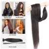 Partihandel Brasilianska mänskliga hårbuntar 1/3/4 raka buntar 30 32 40 tum buntar Virgin Human Hair Extensions Tissage