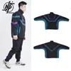 Hommes Vestes Patchwork Veste De Sport Hommes Surdimensionné Y2k Zip Up Rétro Coupe-Vent Coréen Streetwear Unisexe Col Montant Léger 230818