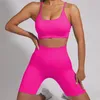 Trajes de yoga Conjunto de yoga sin costuras Pantalones cortos Mujeres Traje de fitness para conjuntos deportivos Ropa de gimnasia Ropa de entrenamiento para mujer Ropa deportiva Ropa deportiva Damas 230820