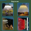 Tragbare Laternen verbessert 15600mah wiederaufladbare LED Camping Strong Light mit Magnet Zoom tragbarer Brennerzelt Licht Wartung Beleuchtung 230820