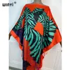 Swimwear Midden -Oosten Dashiki Jurk Print Bohemia Hijab losse elegante moslim Abaya Bazin Robe jurk Broder Riche Sexy Lady Party Maxi Beach