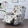 كرسي يغطي الأسلوب الرعوي غطاء أريكة أريكة لغرفة المعيشة الحديثة المنحدرة البطيئة المطبوعة