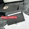 Men Designer Wallet Women Luxury Short Wallets Echte lederen kaarthouder Fashion Triangle Credit Purse with Box Dust Bag