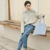 Kadın Sweaters Harajuku Kawaii Kore Moda Sonbahar Kadınlar 2023 Kış Kişilik Vintage Tatlı Düğme Arkadaşları Örme Kazak Kadınlar
