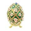 Boîtes Prettheia Diamante Craft Jewelry Board Boxt Rose Green Egg Christmas Wedding