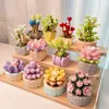 Wholesale Flower Toy For Kid Custom Toy Flower Succulent Plant Building Blocks Pant Flower Block Brick Construction Toy Moc Brick DIY Toy Model Build Kit Toy For Girl