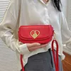 Lanvi Saddle Quality حقيبة كتف الكتف الخاصة بـ Lanvi Saddle Bag Bag Sweet Sweat Litcy تقليل سلسلة حقيبة مربعة صغيرة أنيقة حقيبة Crossbody Women Women 230815