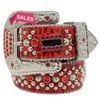 1Designer Belt BB Simon Pass dla mężczyzn Women Błyszczący Diamentowy pas Trojan Red Jet ab cintura uomo boosluxurygoodsg