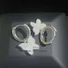 ファッションジュエリー高品質のダイヤモンドイヤリングパスダイヤモンドテスターMoissanite Jewelry S925 VVS Moissaniteヒップホップジュエリー