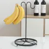 Geschirrsets Banana Rack Desktop Hakenhalter Küche Obstbügel Trauben Display Ständer Hanging Container