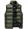 Gilets pour hommes Impression de logo de luxe Gilets de sports de plein air Manteau d'hiver Veste en coton sans manches Mode décontractée Gilet en coton de haute qualité -Arc-Taille asiatique 5681