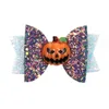 Haaraccessoires Halloween Grappige rekwisieten Spider Pumpkin Head Card Onion Powder Kid's Hair Clips