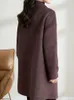 Womens Jackets Trench Coat for Women Autumn Winter Jacket Warm Tweed Korean Fashion Elegance Office Lady Long Wool 230818