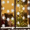 Décorations de noël 1 chaîne flocon de neige guirlandes arbre 3D étoile suspendus pendentif ornements année fête décoration 2023 Navidad