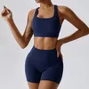 Active Sets 2 Pieces Yoga Set Women Workout Tracksuit Push Up Sportswear Gym Clothing Fitness Bra High Waist Leggings Sports Suits
