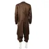 Herren Trailsuits Captain Jack Sparrow Cosplay Anzug Kostümmanteljacke Erwachsene Hut -Perücke Anzüge Halloween Carnival Dress Up Clothing