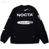 Sweats à capuche pour hommes Version américaine Nocta Golf Co Branded Draw Respirant Séchage rapide Loisirs Sports T-shirt à manches longues Col rond Summerwtpa