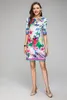 Платье 2023 Оригинальный дизайнер милый цветочный принт ручной ручной платье весна/лето.