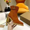 نساء توماس مصممة فاخرة مارتن بوتس مثير أزياء ملونة صلبة رسائل جلدية غير رسمية غير رسمية الذهب مطلي الجانب أبرز الأحذية منصة الكعب مكتنزة