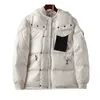 Coppie topstoney luminosa giacca riscaldata inverno da uomo spesso corta cappotto con cappuccio