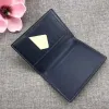 Menções da mulher Pessa Mens chave Crédito anel Crédito Mini Bolsa Charm Brown Luxury Designer Card Titular Passport Passport