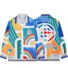 Casablanc Long Sleeve Men Designerシャツ