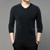 Men's Sweaters High Quality 2023 Spring And Autumn Sweater Men V-neck Long-sleeved Zde1572