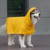 Abbigliamento per cani Fashion PU COODY COODY per piccoli cani di grandi dimensioni impermeabili impermeabili per animali domestici. Giacca pioggia