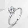 Wedding Rings 2023 Fashion Women Sieraden Ring Elegant Crystal Rhinestones For Accessories Bride Party Gifts