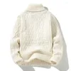 남자 스웨터 2023 가을 겨울 넥타이 패션 느슨한 캐주얼 스타일 두꺼운 따뜻한 스웨터 남자 풀버 크기 m-xxxl 308