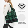 Boodschappentassen cool lovecraft cthulhu boodschappen tas mode de oude god van r'lyeh grafische shopper schouderhandtassen