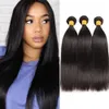 Peruvian Bone Straight Human Hair Bundles Natural Color 10-30 inches 1/3/4Pcs 100% Human Hair Weave Bundles For Black Women