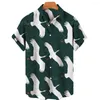 Camisas casuales para hombres Camisa vintage Estampado floral de algodón de gran tamaño Ropa importada hawaiana Marea de entrada para