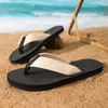 Chaussures d'été pour hommes de grande taille, nouvelles tongs antidérapantes à deux couleurs, chaussons de plage confortables à semelles souples