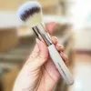 Brosse de maquillage de fond de teint luxueuse céleste - Rond Brosse cosmétique à poils synthétiques ultra-pllush pour les crèmes de liquides