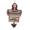 Inne imprezy imprezowe Dostawy 1PC Halloween Ornaments drzwi salonu Happy Pumpkin Witch Hat Childs Tag Tag Halloween Dekoracja 230818