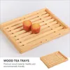 Platen bakdisplay lade houten pallets rechthoekig serveer broodservice thee trays snack fruit fruit dessert