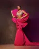 2023 August ASO EBI FUCHSIA MERMAid Prom Dress Crystal